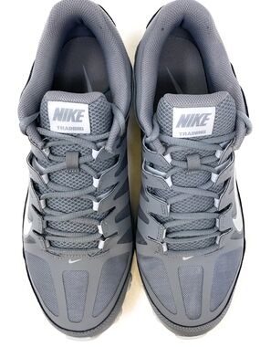 Nike Training Grey Mesh & Synthetic Sneakers